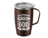 Reise-Tasse-Nothing-is-impossible-dunkelbraun
