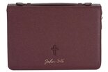 Bijbelhoes-Burgundy-x-large-John-3:16