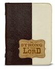 Bijbelhoes-navy-bruin-medium-Be-strong