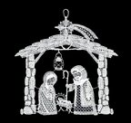 Kantklos-ornament-kerststal