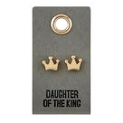 Oorbellen-kroon-Daughter-of-the-King-leren-tag
