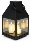 Black-Lantern-with-3-led-candles