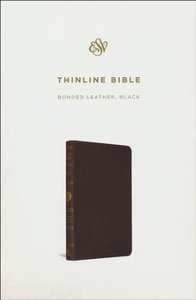 ESV thinline bible black leather
