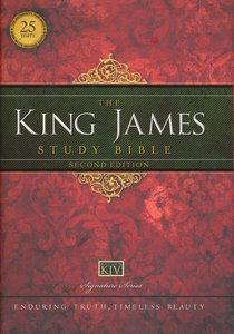 KJV king james study bible red hardcover