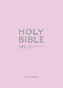 NIV compact bible pink leatherlook
