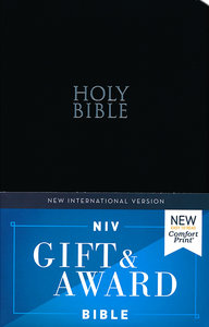 NIV gift & award bible black leatherlook