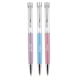 Kristal pen set Faith Hope Love (3)