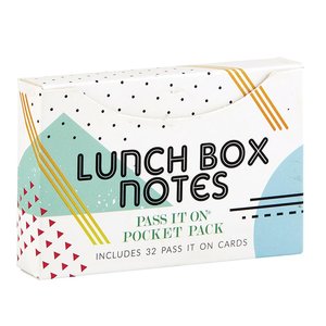 Pass it on pocket pack lunchbox notes