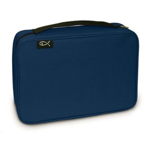 Biblecover compact navy basic