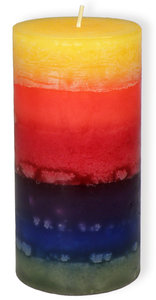 Blunt Candle rainbow 15cm