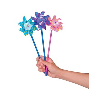 Pasen pinwheels Jesus is risen (6)
