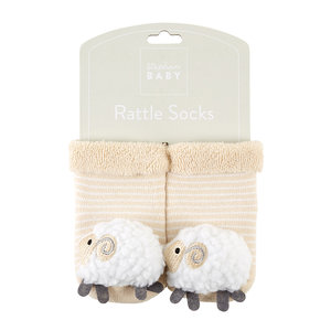 Rattle socks lambh 3-12months