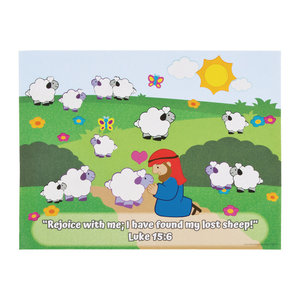 Sticker scene (3) lost sheep