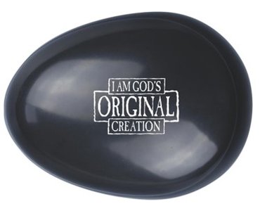 Haarborstel zwart I am God's original creation