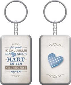 Sleutelhanger hart en geest