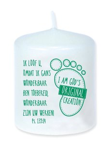 Kaars 6cm God's original groen