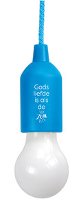 Led lamp blauw Gods liefde is als de zon