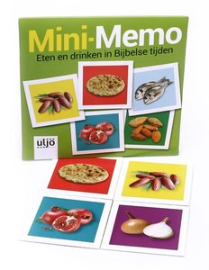 Mini Memo Spel eten en drinken in bijbelse