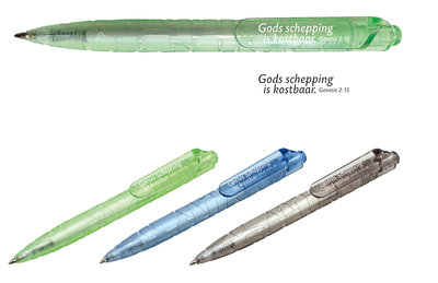 Pen recycle Gods schepping is kostbaar