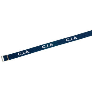 Armband geweven donkerblauw CIA