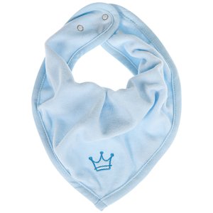 Baby bandana crown blue