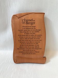 Wall plaque 20x13cm L'eternel est mon berger