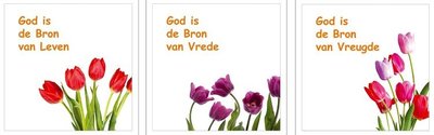 MDF wandbord 10cm (set3) God is de bron van