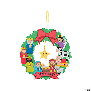 Christmas Craft Kit God's greatest gift wreath (3)