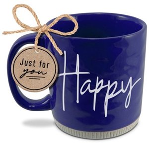 Tasse Happy - blauw