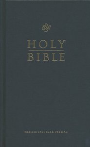 ESV Church Bible Black, Hardcover