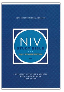 NIV Study Bible Fully Revised Colour Hardcover