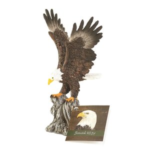 Figur Adler auf Felsen 15,24cm