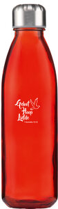 Wasserflasche Rot Geloof Hoop Liefde