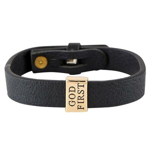 Armband leer God first