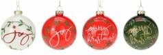 Christmas ball glass (set 4)