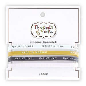 Bracelet silicone threads of faith (4)