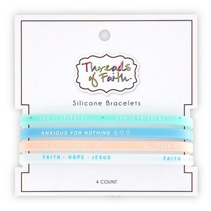Bracelet silicone God is faithful( (4)