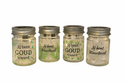 Glazen potje solar assortie
