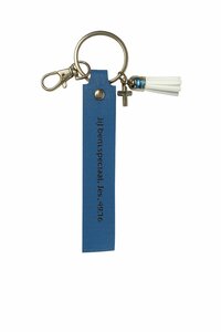 Kunstleren sleutelhanger Jij bent speciaal Jes 49:16    