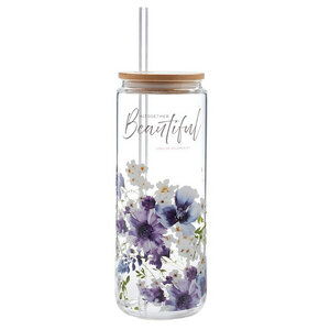 Glazen fles Everything beautiful