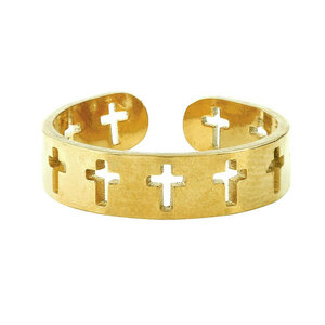 Verstelbare ring open cross 