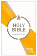 CSB large print outreach bible multicolor paperback