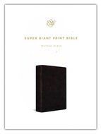 ESV super giant print bible black leatherlook