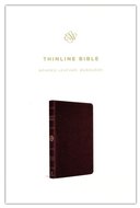 ESV thinline bible burgundy leather