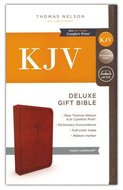 KJV deluxe Gift bible brown leatherlook