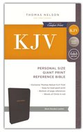 KJV GP reference bible index black leather