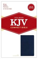 KJV value compact bible blue leatherlook