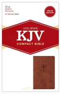 KJV value compact bible brown leatherlook