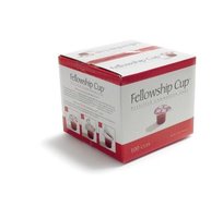 Vorgefüllte Kommunionbecher Saft und Waffel Box 100