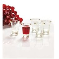 Glass communion cups (20)